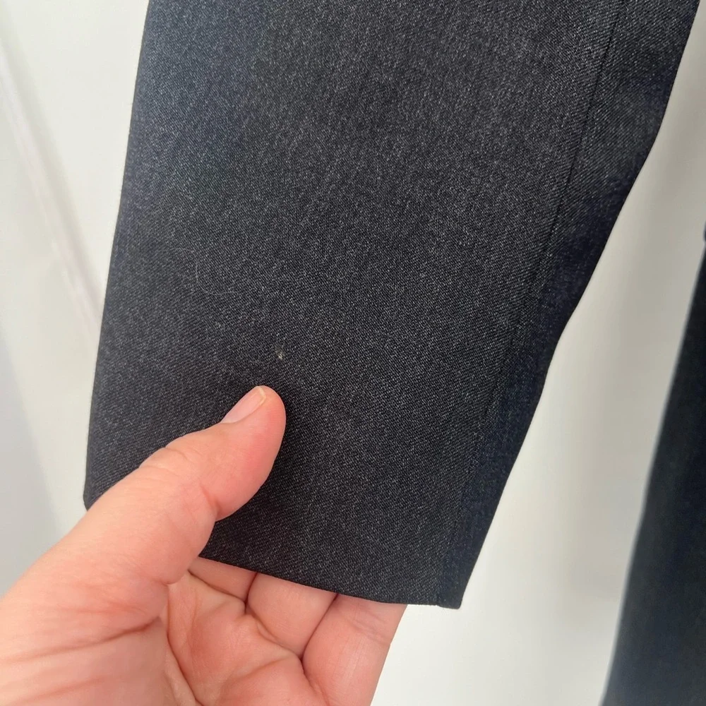 Corneliani Mens Gray Blazer‎ Extrafine Virgin Wool Super 110's Sport Coat US 48R